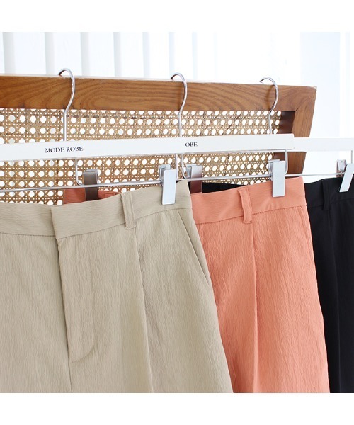 MODE ROBE（モードローブ）の「ハーフパンツ（その他パンツ・レディース・ブラック/ベージュ/オレンジ・FREE）」の8枚目の写真