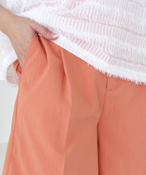 MODE ROBE（モードローブ）の「ハーフパンツ（その他パンツ・レディース・ブラック/ベージュ/オレンジ・FREE）」の12枚目の写真