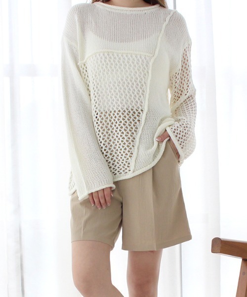 MODE ROBE（モードローブ）の「ハーフパンツ（その他パンツ・レディース・ブラック/ベージュ/オレンジ・FREE）」の14枚目の写真