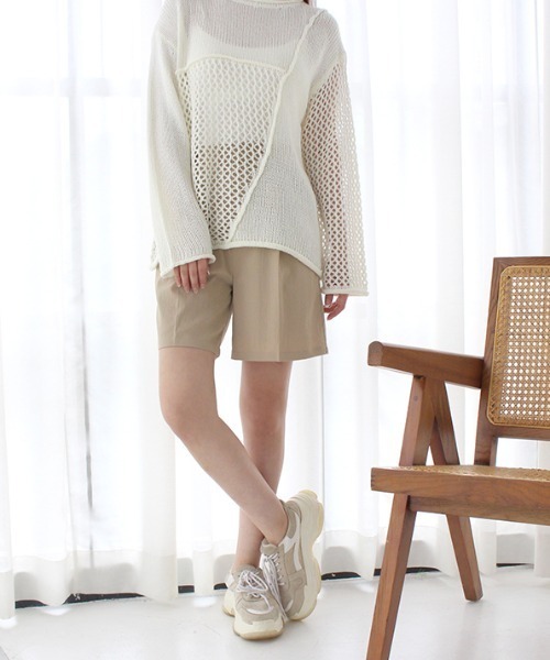 MODE ROBE（モードローブ）の「ハーフパンツ（その他パンツ・レディース・ブラック/ベージュ/オレンジ・FREE）」の19枚目の写真