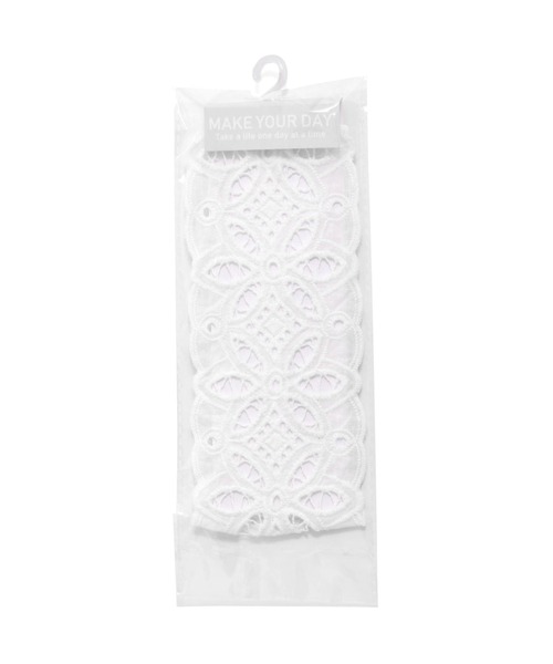 MAKE YOUR DAY（メイクユアデイ）の「ベビーレースヘアバンド（ヘアバンド・キッズ・オフホワイト・FREE）」の7枚目の写真