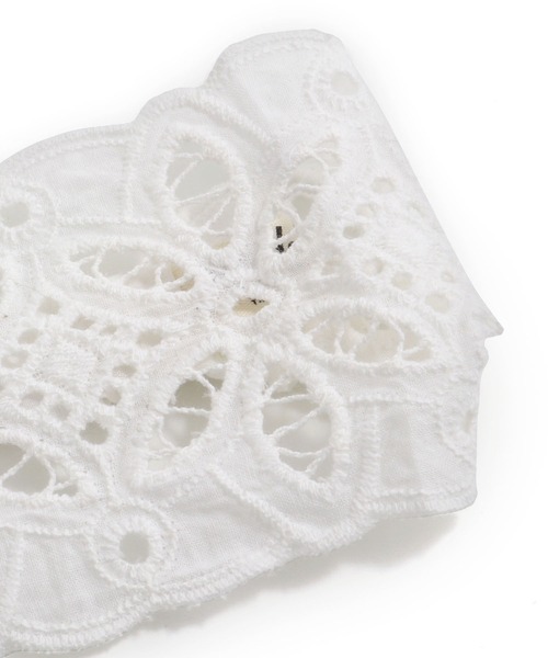 MAKE YOUR DAY（メイクユアデイ）の「ベビーレースヘアバンド（ヘアバンド・キッズ・オフホワイト・FREE）」の5枚目の写真