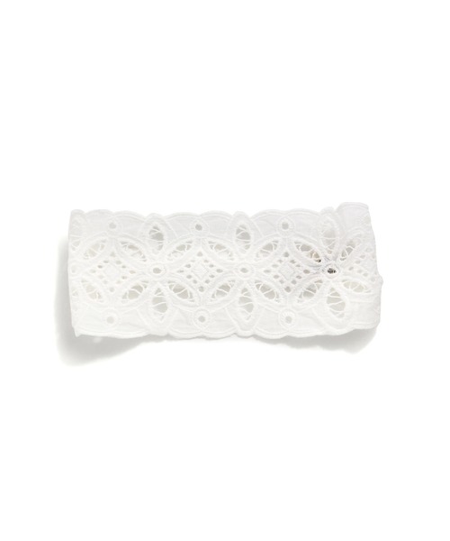 MAKE YOUR DAY（メイクユアデイ）の「ベビーレースヘアバンド（ヘアバンド・キッズ・オフホワイト・FREE）」の3枚目の写真
