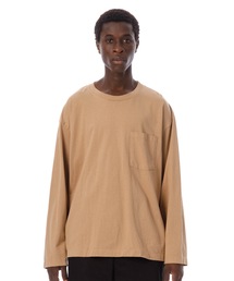 Slit Pocket L-S Tee / スリット入り長袖ポケットTシャツ