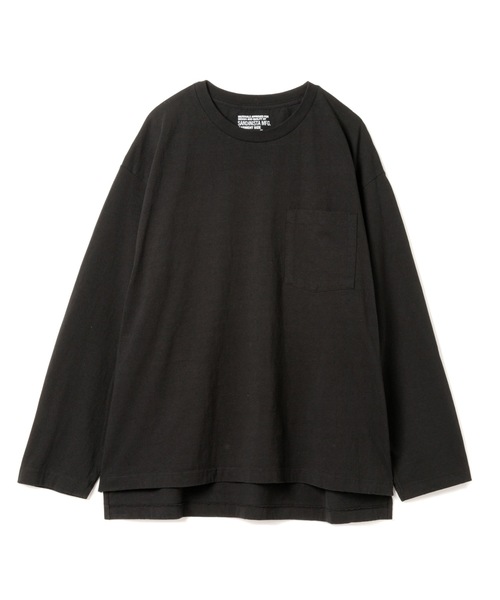 Sandinista(サンディニスタ)の「Slit Pocket L-S Tee / スリット入り長袖ポケットTシャツ(Tシャツ/カットソー・メンズ・ダークグリーン/ホワイト/ブラック/モカ・SMALL/MEDIUM/LARGE)」の13枚目の写真