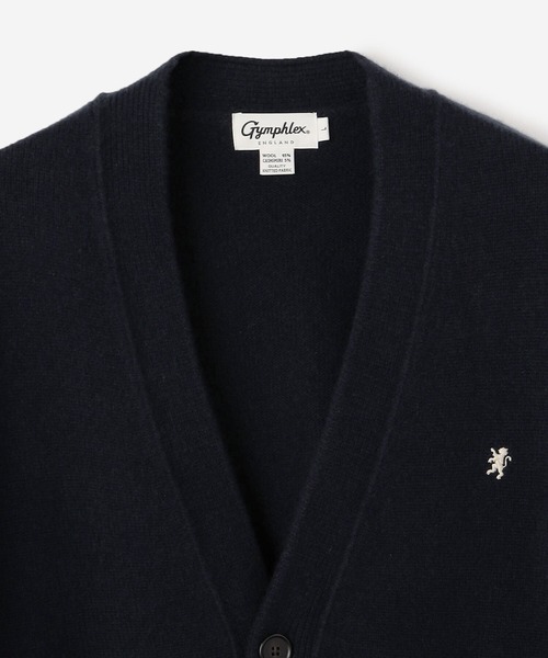 GYMPHLEX(ジムフレックス)の「Gymphlex | ウールカシミヤ Vネックニットカーディガン MEN(カーディガン/ボレロ・メンズ・ネイビー/グレー/ブルー系その他・MEDIUM/LARGE)」の16枚目の写真