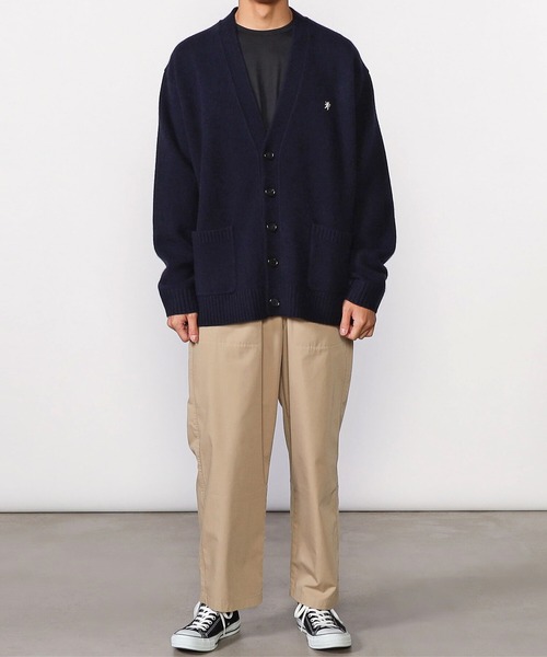 GYMPHLEX(ジムフレックス)の「Gymphlex | ウールカシミヤ Vネックニットカーディガン MEN(カーディガン/ボレロ・メンズ・ネイビー/グレー/ブルー系その他・MEDIUM/LARGE)」の10枚目の写真