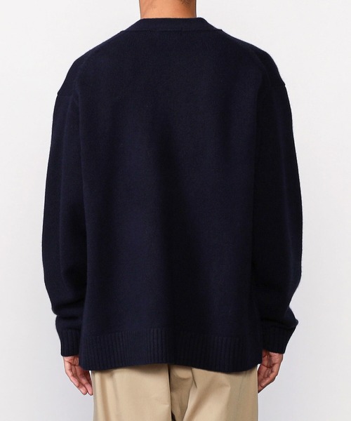 GYMPHLEX(ジムフレックス)の「Gymphlex | ウールカシミヤ Vネックニットカーディガン MEN(カーディガン/ボレロ・メンズ・ネイビー/グレー/ブルー系その他・MEDIUM/LARGE)」の13枚目の写真
