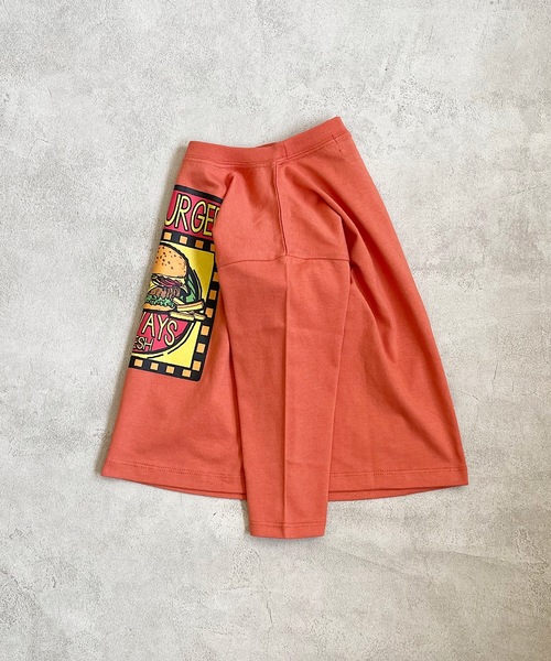 Life Support Products(ライフサポートプロダクツ)の「プリントロンTee(80~150cm)(Tシャツ/カットソー・キッズ・ホワイト/ブラック/パープル/カーキ/アイボリー/チャコール/杢グレー/オレンジ・90/100/110/120/80/130/95/140/150)」の15枚目の写真