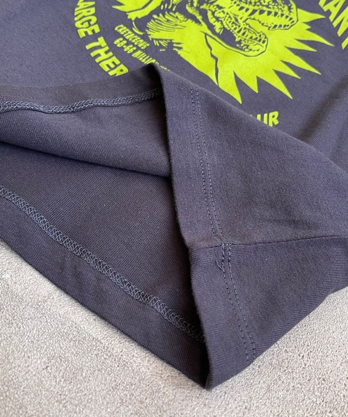 Life Support Products(ライフサポートプロダクツ)の「プリントロンTee(80~150cm)(Tシャツ/カットソー・キッズ・ホワイト/ブラック/パープル/カーキ/アイボリー/チャコール/杢グレー/オレンジ・90/100/110/120/80/130/95/140/150)」の17枚目の写真