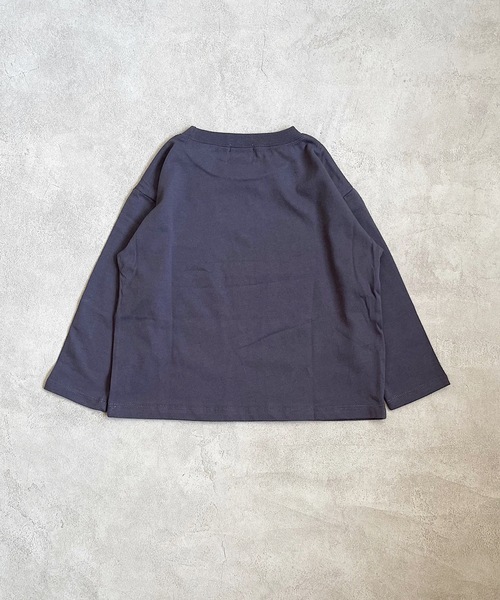 Life Support Products(ライフサポートプロダクツ)の「プリントロンTee(80~150cm)(Tシャツ/カットソー・キッズ・ホワイト/ブラック/パープル/カーキ/アイボリー/チャコール/杢グレー/オレンジ・90/100/110/120/80/130/95/140/150)」の18枚目の写真