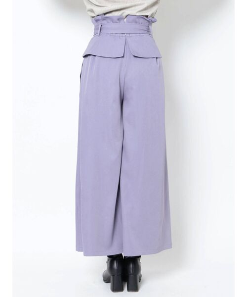 dazzlin（ダズリン）の「ウエストペプラムワイドパンツ（その他パンツ・レディース・ブラウン/ベージュ/パープル・SMALL/MEDIUM）」の18枚目の写真