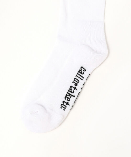 ANTI HERO（アンタイヒーロー）の「ANTI HERO / Blackhero If Found Socks（ソックス/靴下・メンズ・ホワイト・ONE SIZE）」の3枚目の写真
