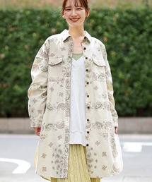 ビッグバンダナシャツワンピース