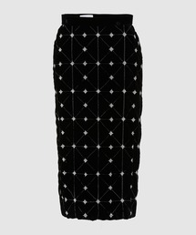 EMBROIDERY VELVET SKIRT