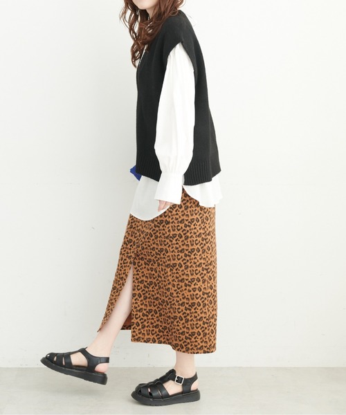 FREE'S MART（フリーズマート）の「◆前後2Wayスタンドネックスキッパーチュニックブラウス（シャツ/ブラウス・レディース・ブラック/ブルー/ホワイト・FREE）」の12枚目の写真