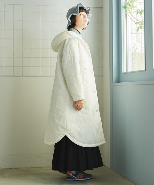 bulle de savon（ビュルデサボン）の「○EVODOWN hooded コート