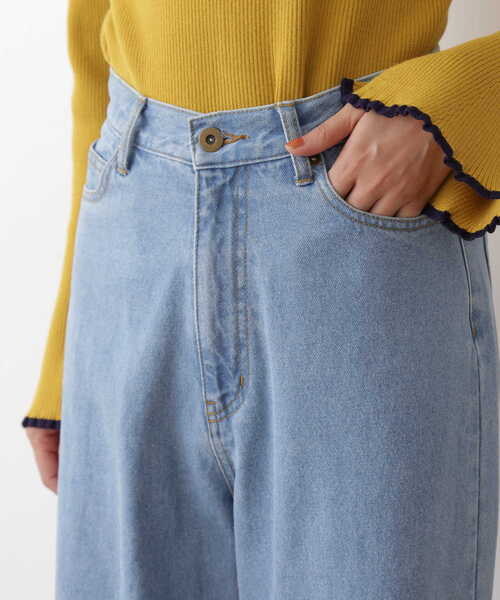 N.（N. Natural Beauty Basic）（エヌエヌナチュラルビューティーベーシック）の「５ポケットルーズワイドデニム（デニムパンツ・レディース・ブルー系その他/ブルー・SMALL/MEDIUM）」の21枚目の写真