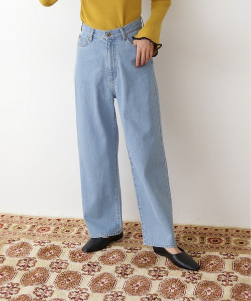 N.（N. Natural Beauty Basic）（エヌエヌナチュラルビューティーベーシック）の「５ポケットルーズワイドデニム（デニムパンツ・レディース・ブルー系その他/ブルー・SMALL/MEDIUM）」の14枚目の写真