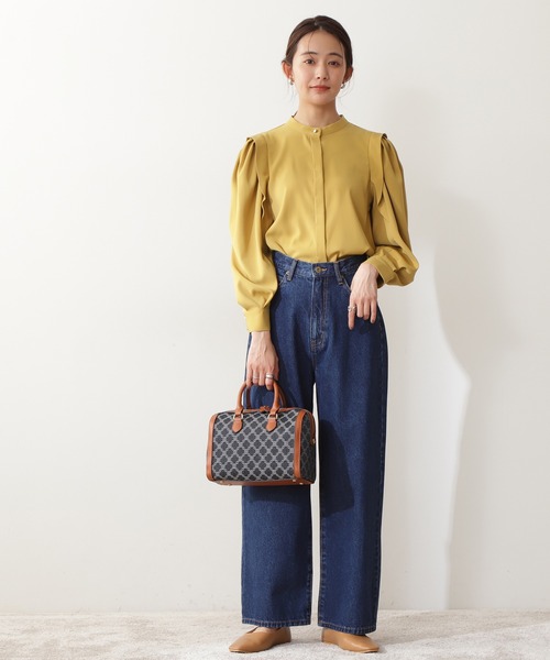 N.（N. Natural Beauty Basic）（エヌエヌナチュラルビューティーベーシック）の「５ポケットルーズワイドデニム（デニムパンツ・レディース・ブルー系その他/ブルー・SMALL/MEDIUM）」の3枚目の写真