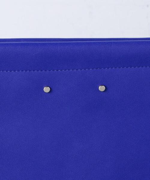 UNITED ARROWS（ユナイテッドアローズ）の「リサイクルレザー クラッチバッグ（クラッチバッグ・メンズ・ブラック/レッド/コバルトブルー・FREE）」の9枚目の写真