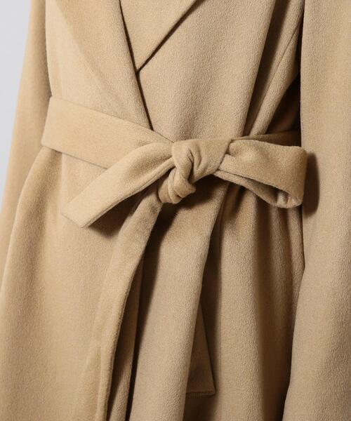 UNTITLED（アンタイトル）の「◆トスカーナリッチカシミヤ ロングコート（チェスターコート・レディース・ダークグレー/ブラック/ライトベージュ・01/02/03/04/42/44/46/48/50）」の10枚目の写真