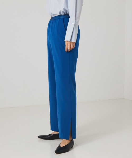 qualite（カリテ）の「サイドスリットイージーパンツ（その他パンツ・レディース・ブルー/ブラウン・38/36）」の6枚目の写真