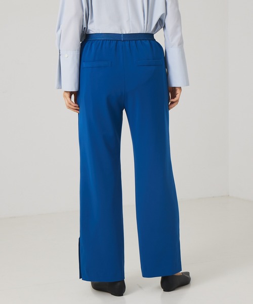 qualite（カリテ）の「サイドスリットイージーパンツ（その他パンツ・レディース・ブルー/ブラウン・38/36）」の9枚目の写真