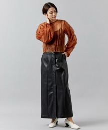 新品タグ付き LEINWANDE ラインヴァンド　オーガンジーブラウス 新品タグ付き LEINWANDE ラインヴァンド オーガンジーブラウス 新品