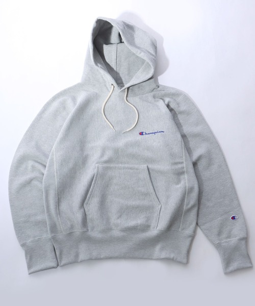 Champion(チャンピオン)の「Champion(チャンピオン)REVERSE WEAVE L.W.D 裏起毛スウェットパーカー/フーディー メンズ レディース ユニセックス(パーカー・メンズ・サンドベージュ/グレイッシュベージュ/ブラック/グレー・M/L/XL)」の2枚目の写真