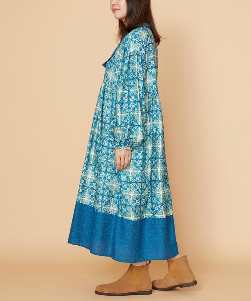 チャイハネ(チャイハネ)の「【チャイハネ】ティブロワンピース(ワンピース・レディース・ブルー/ブラウン/ピンク・FREE)」の13枚目の写真