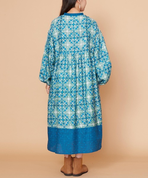 チャイハネ(チャイハネ)の「【チャイハネ】ティブロワンピース(ワンピース・レディース・ブルー/ブラウン/ピンク・FREE)」の14枚目の写真