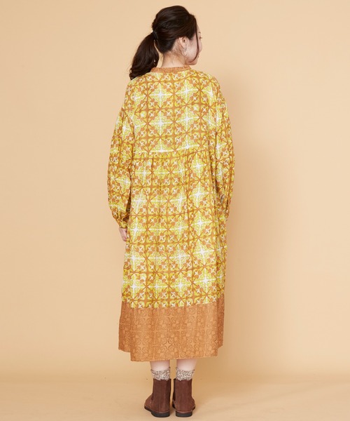 チャイハネ(チャイハネ)の「【チャイハネ】ティブロワンピース(ワンピース・レディース・ブルー/ブラウン/ピンク・FREE)」の7枚目の写真