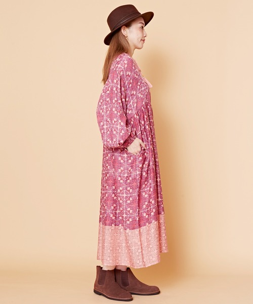 チャイハネ(チャイハネ)の「【チャイハネ】ティブロワンピース(ワンピース・レディース・ブルー/ブラウン/ピンク・FREE)」の17枚目の写真