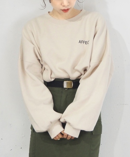 tiptop（ティップトップ）の「裏起毛BOXフォトスウェットプルオーバー（スウェット・レディース・ベージュ/ブラック/グレー/ブルー/グレー系その他/ブラック系その他・FREE）」の21枚目の写真