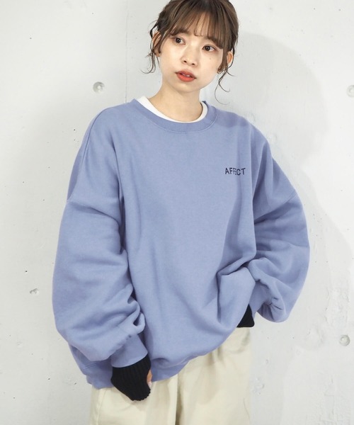 tiptop（ティップトップ）の「裏起毛BOXフォトスウェットプルオーバー（スウェット・レディース・ベージュ/ブラック/グレー/ブルー/グレー系その他/ブラック系その他・FREE）」の14枚目の写真