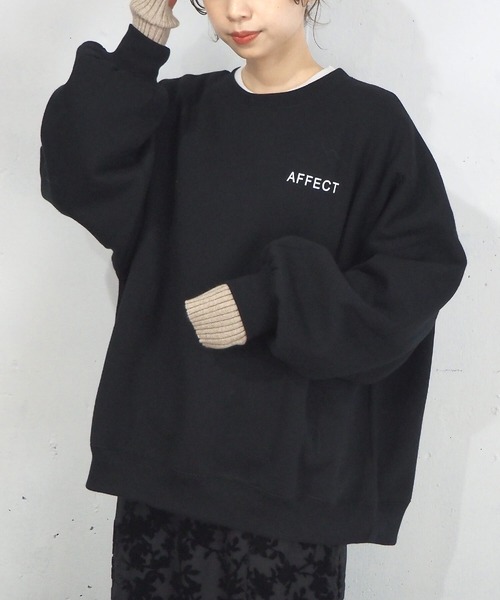 tiptop（ティップトップ）の「裏起毛BOXフォトスウェットプルオーバー（スウェット・レディース・ベージュ/ブラック/グレー/ブルー/グレー系その他/ブラック系その他・FREE）」の20枚目の写真