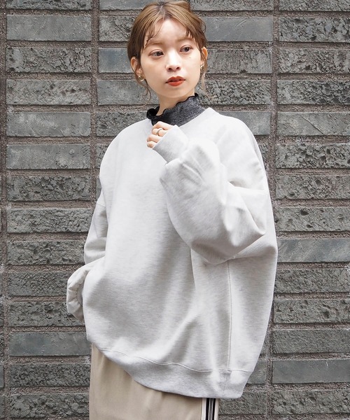 TOPSHOP スウェット セール】裏起毛BOXフォトスウェットプルオーバー（スウェット