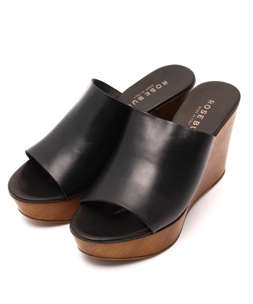 ROSE BUD（ローズバッド）の「13-52 47M OPEN TOE WEDGE SANDAL（サンダル・レディース・タン/ブラック・38/35/36/37/39）」の2枚目の写真