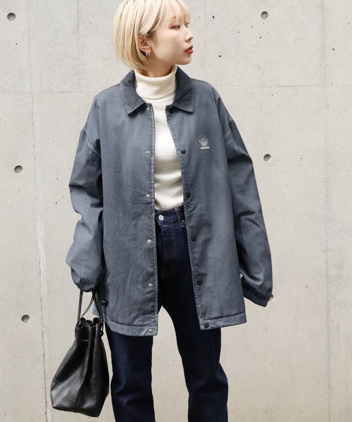 adidas（アディダス）の「adidas/アディダス ESS+ DYE COACH コーチジャケット（ブルゾン・メンズ・ブラック・L/XL/2XL/M）」の17枚目の写真