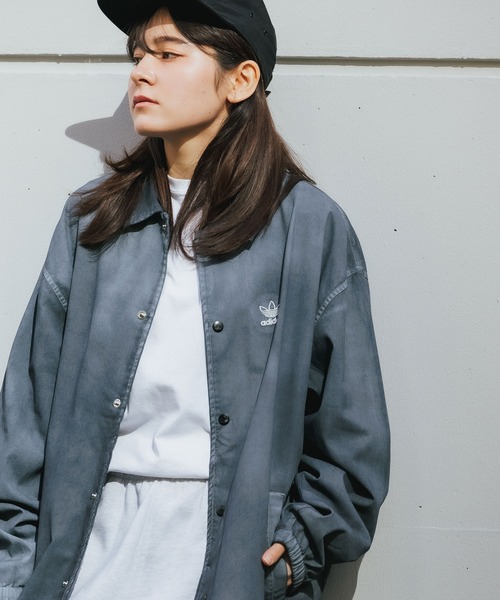 adidas（アディダス）の「adidas/アディダス ESS+ DYE COACH コーチジャケット（ブルゾン・メンズ・ブラック・L/XL/2XL/M）」の14枚目の写真