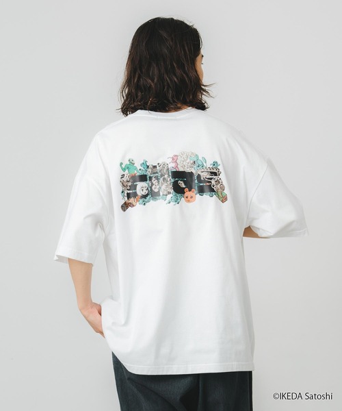 SILAS（サイラス）の「IKEDA SATOSHIxSILAS WIDE PRINTED TEE C