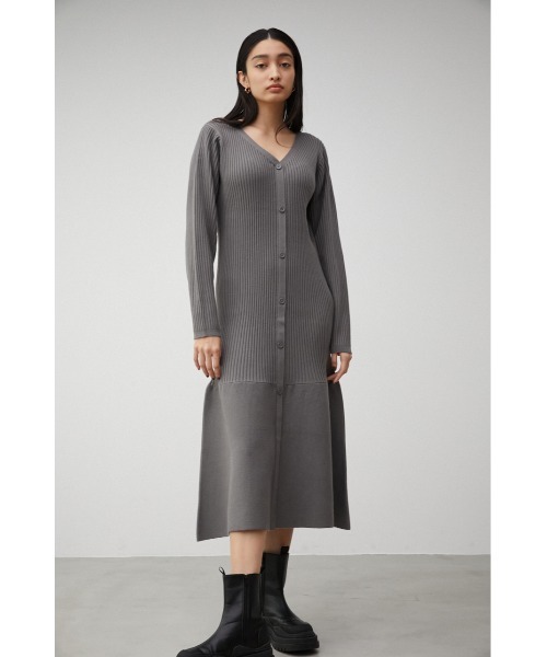 MERMAID V/N KNIT ONEPIECE/マーメイドVネックニットワンピース