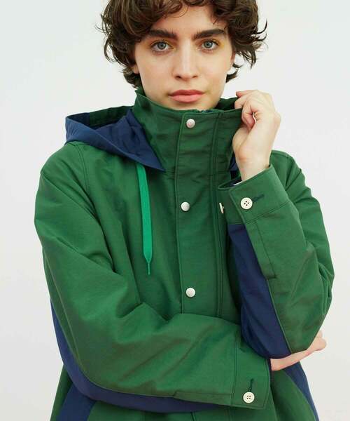 FRAPBOIS（フラボア）の「C/Nグログラン コート（その他アウター・レディース・ベージュ/グリーン・2/1）」の9枚目の写真