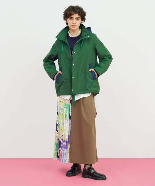 FRAPBOIS（フラボア）の「C/Nグログラン コート（その他アウター・レディース・ベージュ/グリーン・2/1）」の16枚目の写真