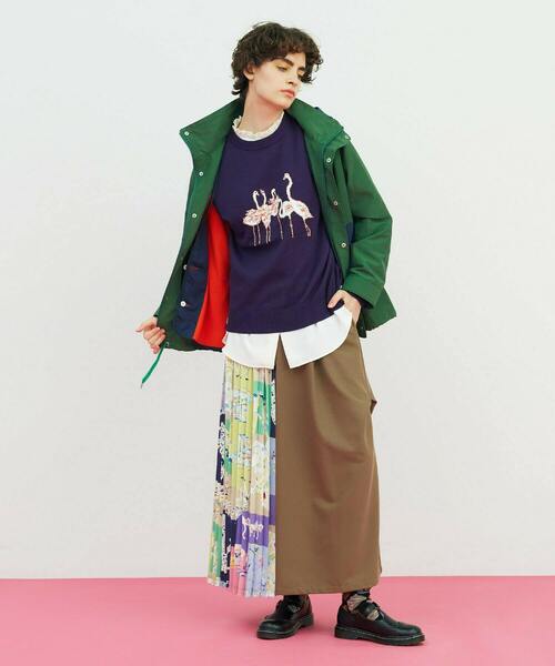 FRAPBOIS（フラボア）の「C/Nグログラン コート（その他アウター・レディース・ベージュ/グリーン・2/1）」の21枚目の写真