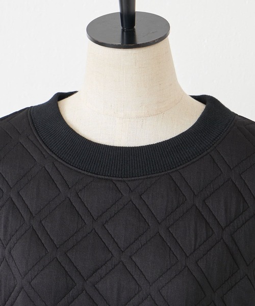 BEARDSLEY(ビアズリー)の「キルトジャカードチュニック(Tシャツ/カットソー・レディース・アイボリー/ブラック・FREE)」の19枚目の写真