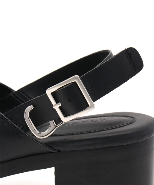 MOUSSY（マウジー）の「FLAT CROSS SANDAL（サンダル・レディース・ブラック/カーキ系・MEDIUM/SMALL/LARGE）」の6枚目の写真