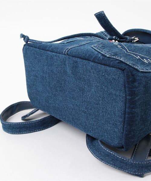 RODEO CROWNS WIDE BOWL（ロデオクラウンズワイドボウル）の「CROWN DENIM BACKPACK（バックパック/リュック・レディース・ブルー・FREE）」の12枚目の写真