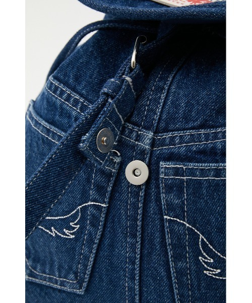RODEO CROWNS WIDE BOWL（ロデオクラウンズワイドボウル）の「CROWN DENIM BACKPACK（バックパック/リュック・レディース・ブルー・FREE）」の8枚目の写真